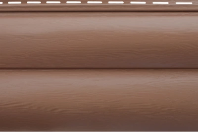Акриловый сайдинг Альта-Профиль БЛОКХАУС | Премиум, Красно-коричневый ВН-02 3100х320мм